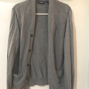 Grey Chaps Cardigan